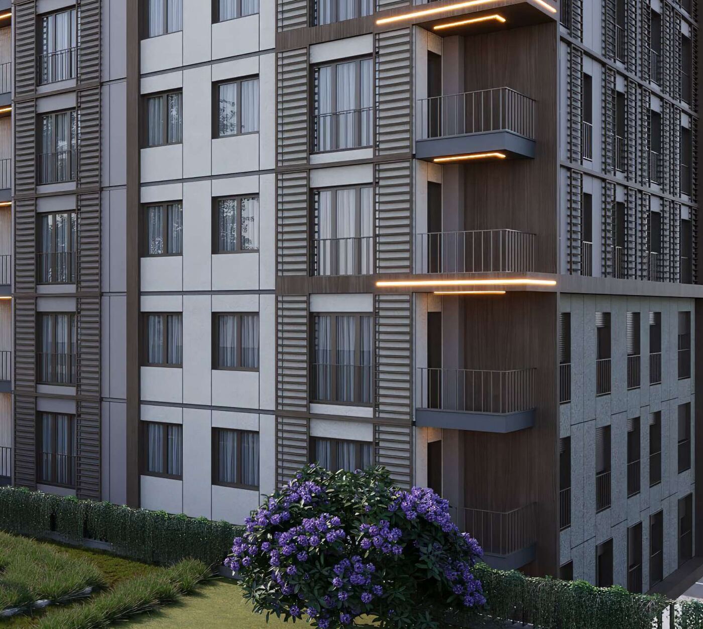 Espera Residence — peyzaj ve yürüyüş alanı görseli